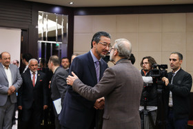 دیدار عبدالرئف ابراهیمی رئیس مجلس ملی افغانستان با علی لاریجانی رییس مجلس شورای اسلامی