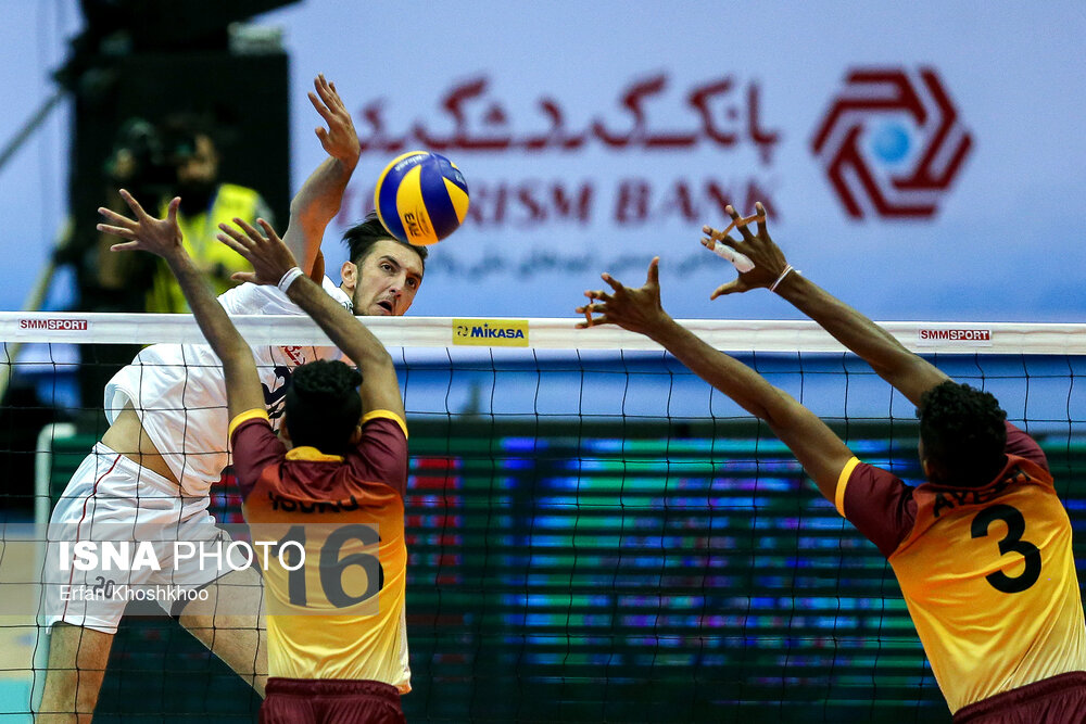 دیدار تیم‌های والیبال ایران و سریلانکا
